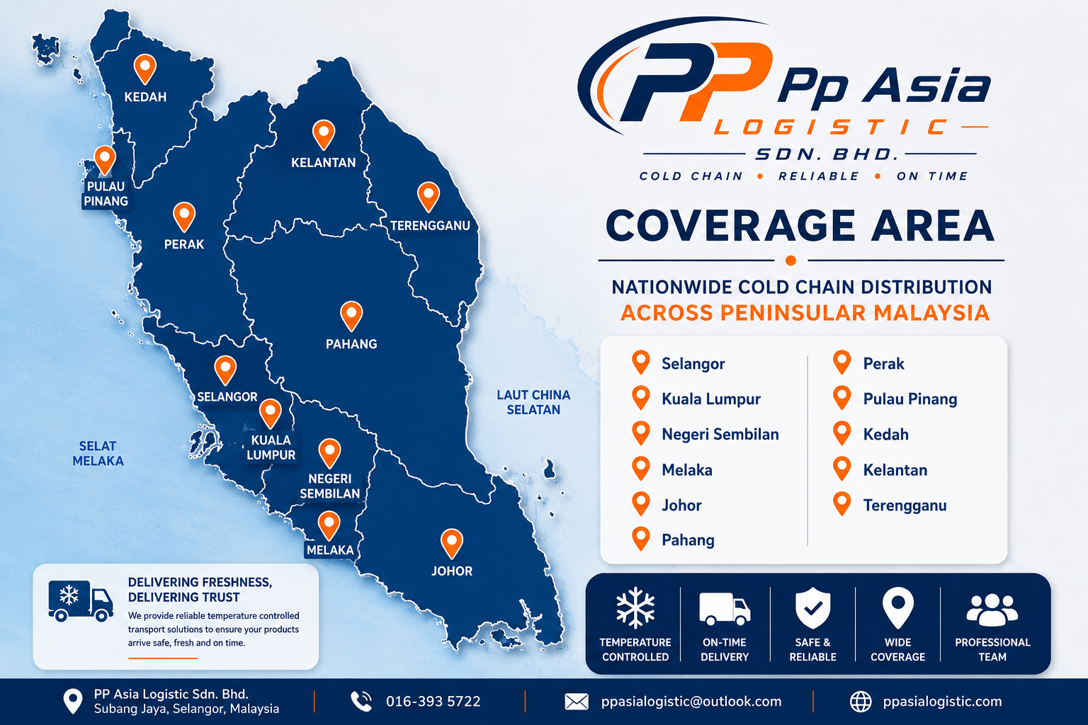 PP Asia Coverage Map